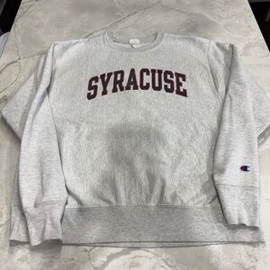 Vintage Syracuse Champion Gray Crewneck Sweater